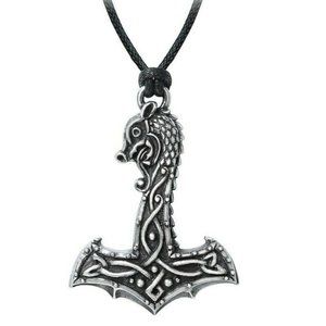 Alchemy Gothic Drakkar Thor's Hammer Pendant
